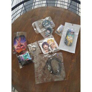 My Hero Adademy lot my hero academy Lanyard face mask pins stickers